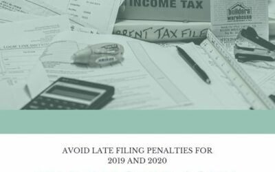 Special COVID 19 relief BUT file your 2019 and 2020 tax returns before September 30th