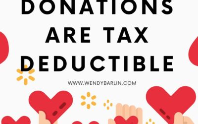 Make a charitable donation before December 31st AND get a tax deduction