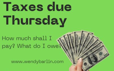 Estimated tax payments due this week – how much will you pay?