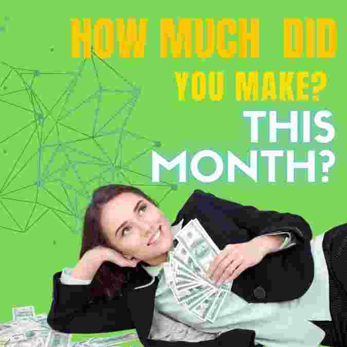 How much did you KEEP this month?